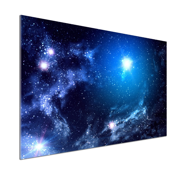 Skleněný panel do kuchynské linky Mlhovina