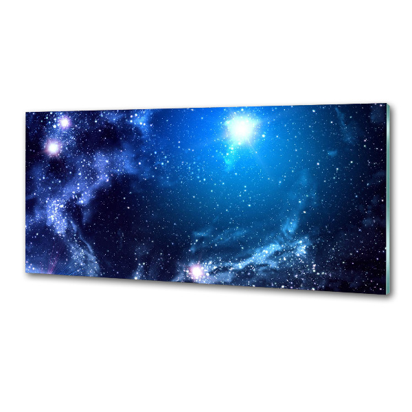 Skleněný panel do kuchynské linky Mlhovina
