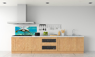 Dekorační panel sklo Mořská želva