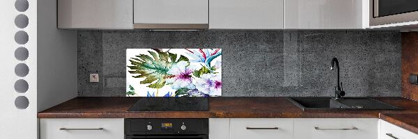 Panel do kuchyně Havajské květiny