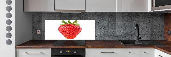 Skleněný panel do kuchynské linky Jahoda