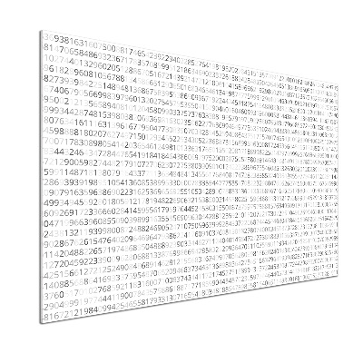 Dekorační panel sklo Binární kód