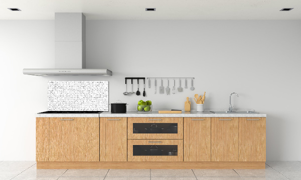Dekorační panel sklo Binární kód