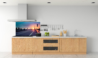 Dekorační panel sklo Dálnice