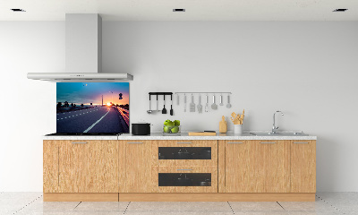 Dekorační panel sklo Dálnice