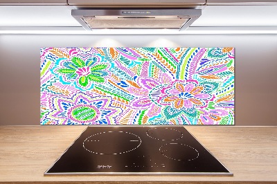 Panel do kuchyně Květinový vzor