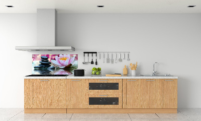 Dekorační panel sklo Vodní lilie