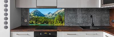 Panel do kuchyně Jezero v horách