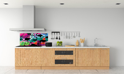 Skleněný panel do kuchynské linky Plemeňáci