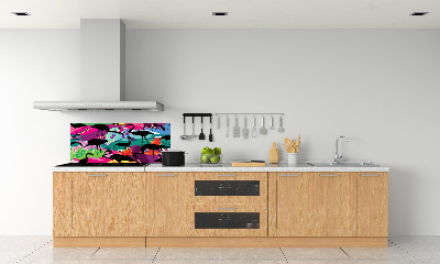 Skleněný panel do kuchynské linky Plemeňáci