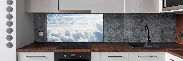 Panel lacobel Oblaka z ptačího pohledu