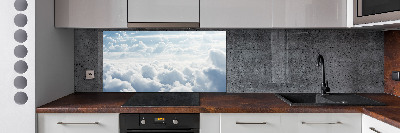 Panel lacobel Oblaka z ptačího pohledu