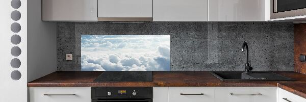 Panel lacobel Oblaka z ptačího pohledu