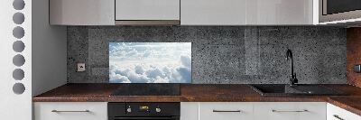 Panel lacobel Oblaka z ptačího pohledu