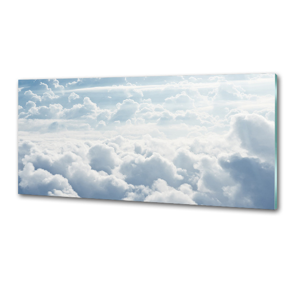 Panel lacobel Oblaka z ptačího pohledu
