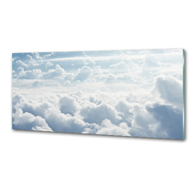 Panel lacobel Oblaka z ptačího pohledu