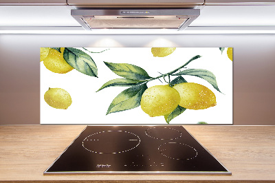 Skleněný panel do kuchyně Citrony