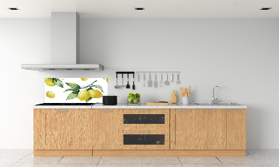 Skleněný panel do kuchyně Citrony