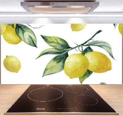 Skleněný panel do kuchyně Citrony