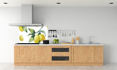 Skleněný panel do kuchyně Citrony