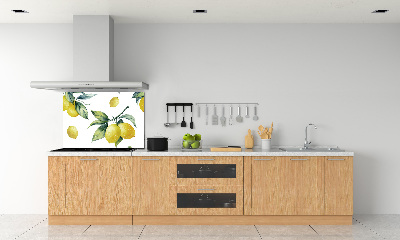 Skleněný panel do kuchyně Citrony