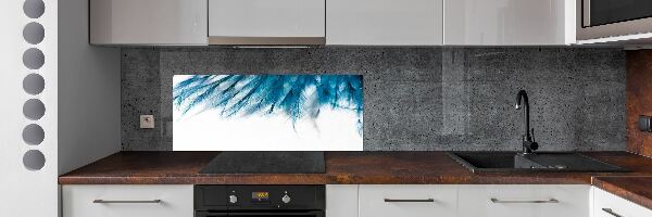 Panel do kuchyně Modrná pírka