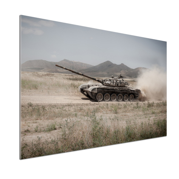 Panel do kuchyně Tank na poušti
