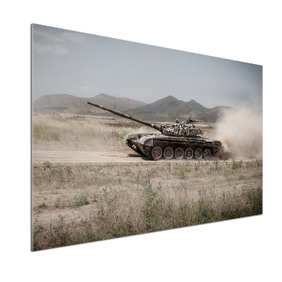 Panel do kuchyně Tank na poušti