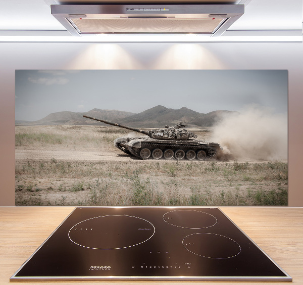 Panel do kuchyně Tank na poušti