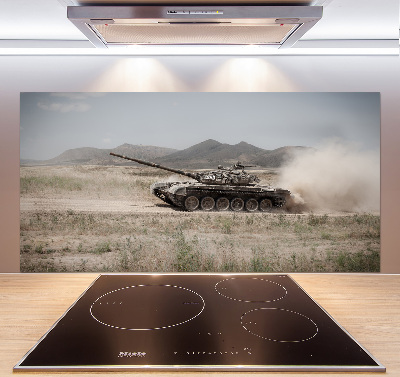 Panel do kuchyně Tank na poušti