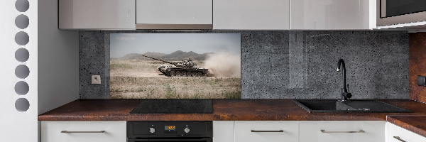 Panel do kuchyně Tank na poušti