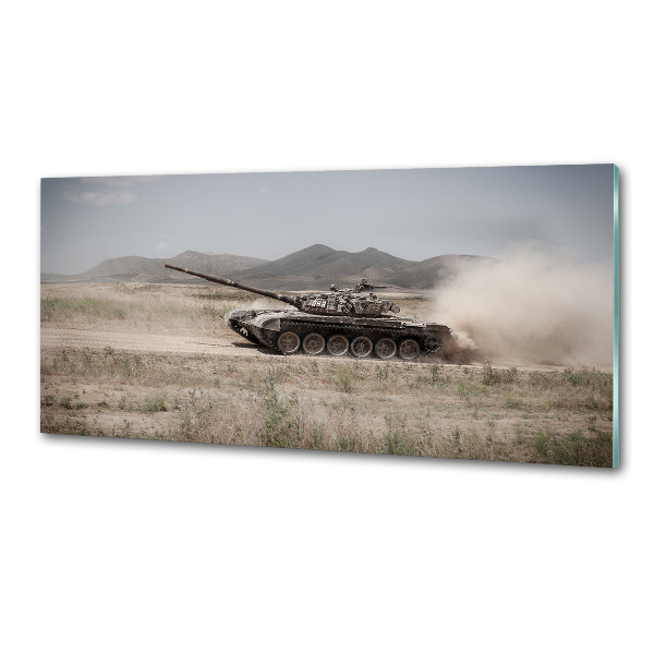 Panel do kuchyně Tank na poušti
