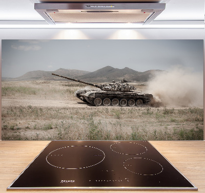 Panel do kuchyně Tank na poušti