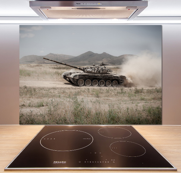 Panel do kuchyně Tank na poušti
