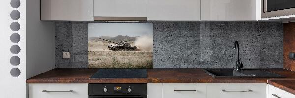 Panel do kuchyně Tank na poušti