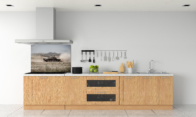 Panel do kuchyně Tank na poušti