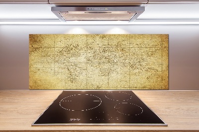 Panel do kuchyně Stará mapa světa