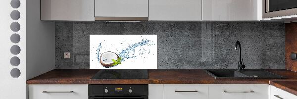 Dekorační panel sklo Kokos a voda
