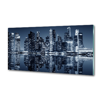 Panel do kuchyně Singapur noc