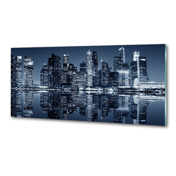Panel do kuchyně Singapur noc