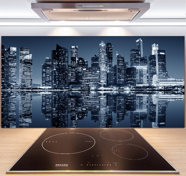 Panel do kuchyně Singapur noc