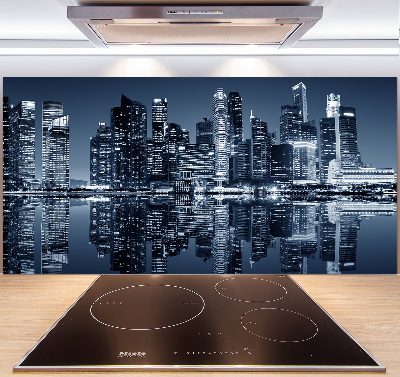 Panel do kuchyně Singapur noc