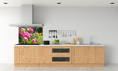 Dekorační panel sklo Díková růže