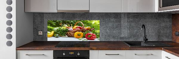 Dekorační panel sklo Koš zeleniny