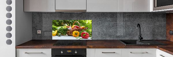 Dekorační panel sklo Koš zeleniny
