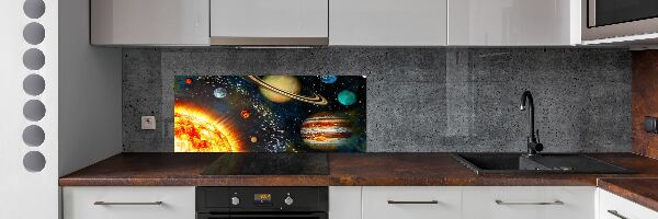 Panel do kuchyně Sluneční soustava