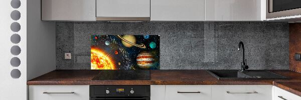 Panel do kuchyně Sluneční soustava