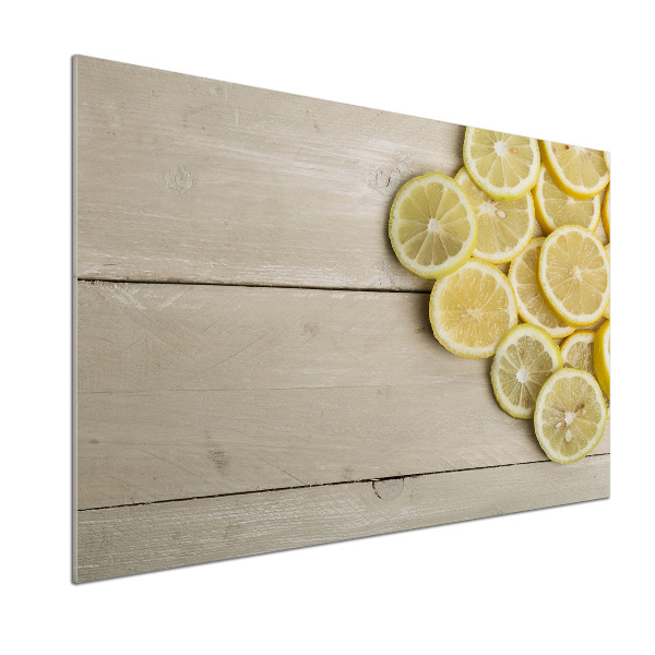 Panel do kuchyně Citrony dřevo