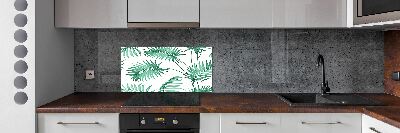 Panel do kuchyně Tropické listí