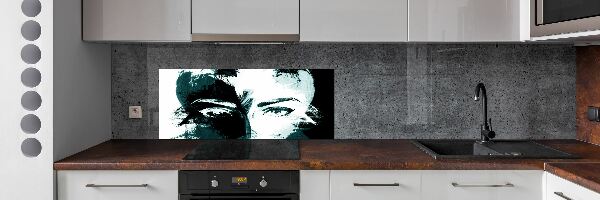 Panel do kuchyně Abstrakce žena